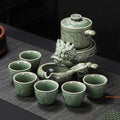Celadon Automatic Tea Set – Chinese Zodiac Dragon, Semi-Automatic Tea Maker