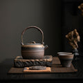 Chinese Teapot – Coarse Clay Handle Teapot, 220ml