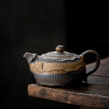 Retro Ceramic Japanese Teapot – Antique Style, Built-in Filter