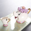 Beauty and the Beast Porcelain Modern Tea Sets – Mrs. Potts Teapot with Cup