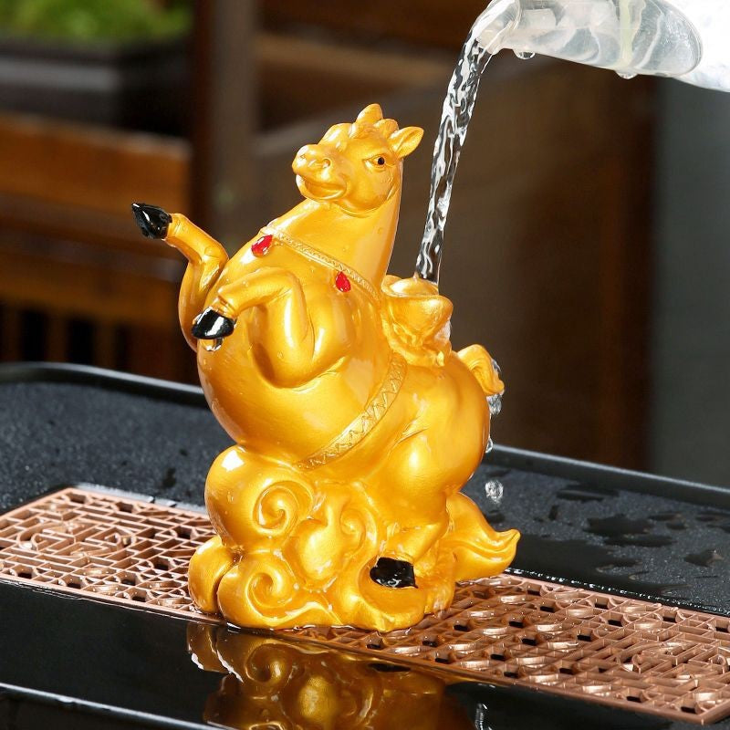 “Fortune Horse” Color-Changing Tea Pet – Heat-Activated Resin Figurine