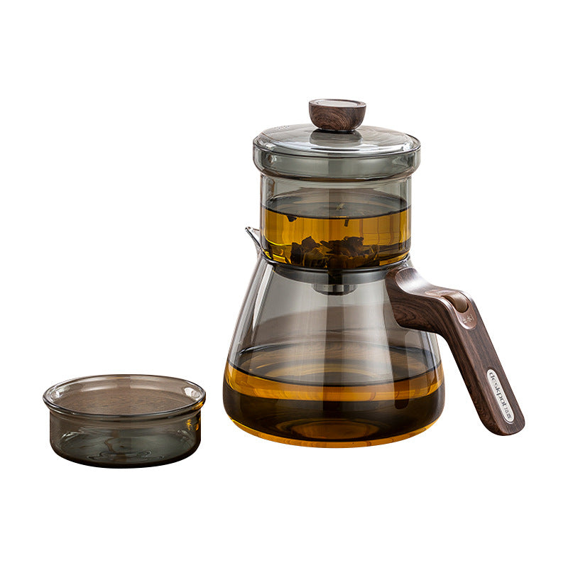 Magnetic Glass Tea Cup – Rodless Design, Heat-Resistant, Tea-Water Separator