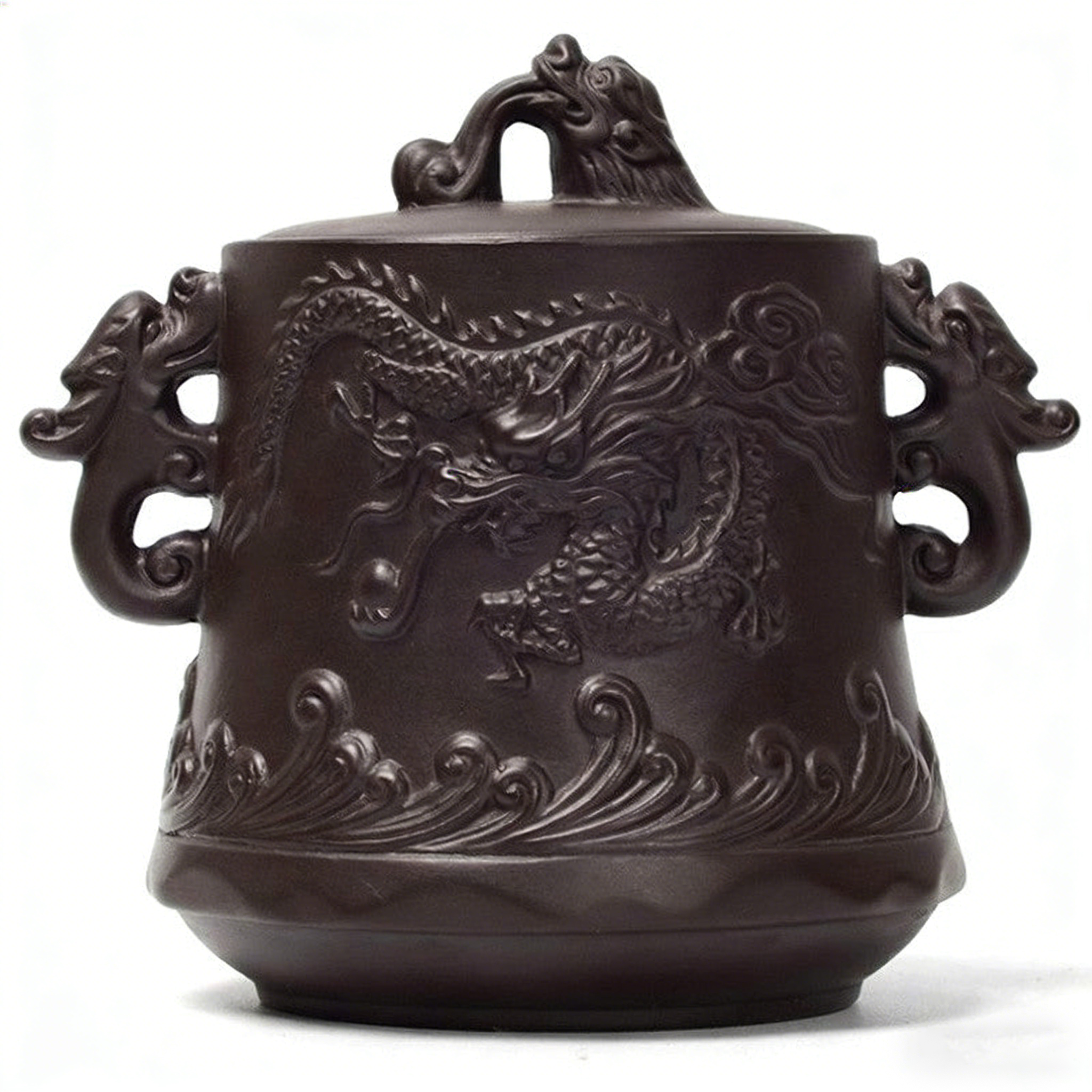 Empaistic Dragon Clay Tea Caddy