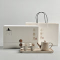 Black Ceramic Travel Tea Set
