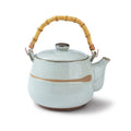 Japanese Style Coarse Clay Teapot – Stone Flower Pattern, 1300ml
