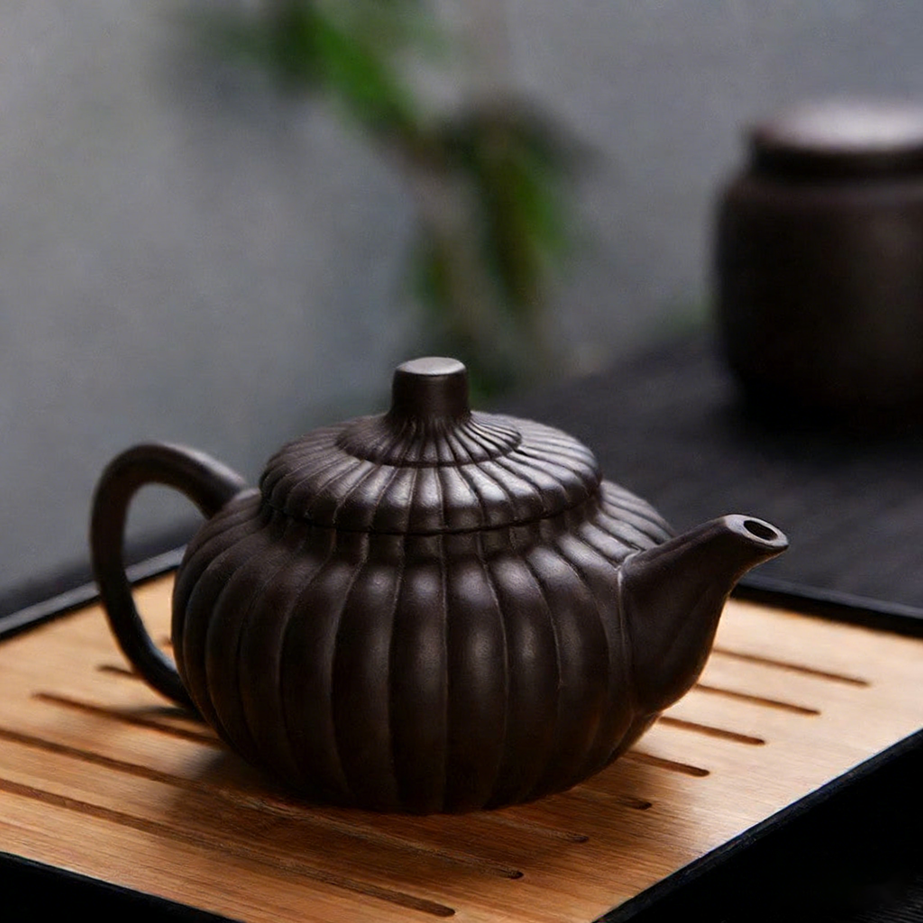 Yixing Purple Clay Tea Set With Travel Bag