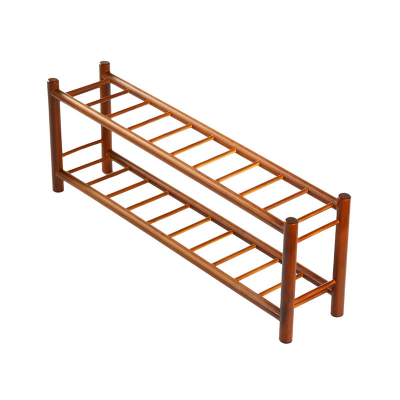 Bamboo Double-Layer Tea Utensil Holder – Chinese Style Tea Cup Drying Rack