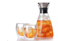 Large Capacity Glass tea cup – Triangle Cone Shape