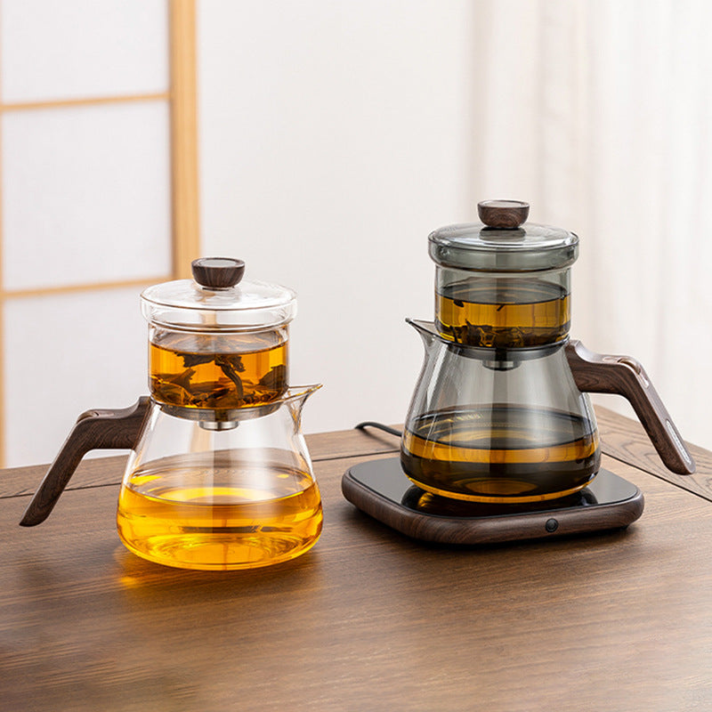 Magnetic Glass Tea Cup – Rodless Design, Heat-Resistant, Tea-Water Separator