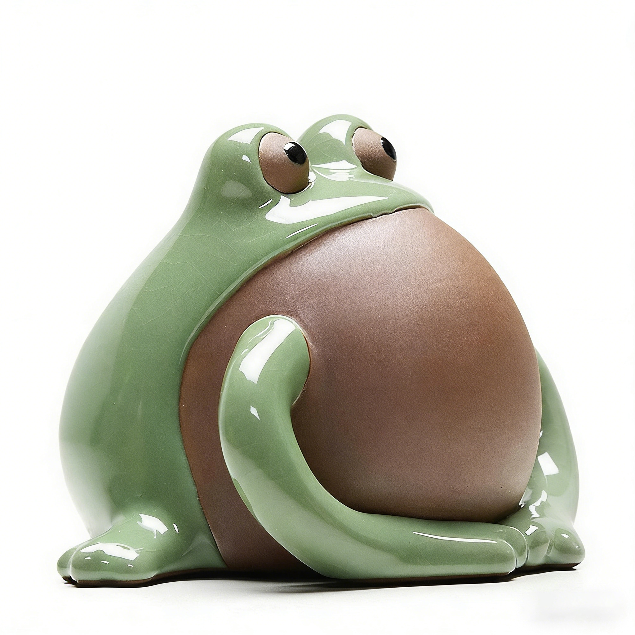 Ge Kiln And Clay Frog Tea Pet