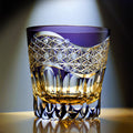Edo Kiriko Handcrafted Fluorite Whiskey Glass Tea Cup