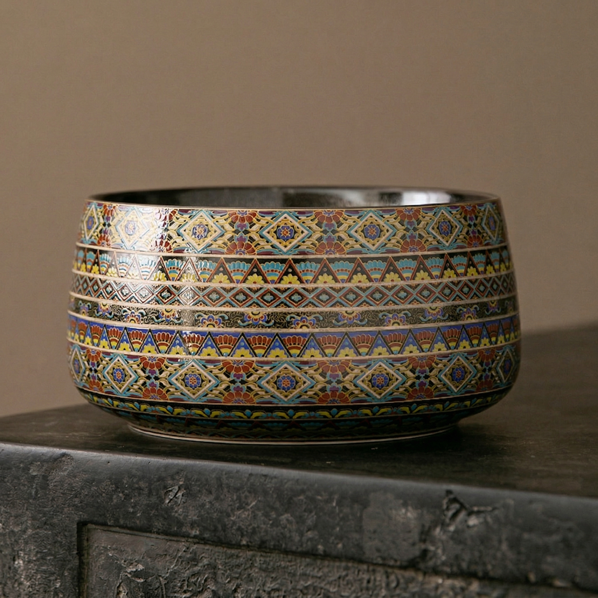 Gold and Silver Cuo Dunhuang Tea Washers – Tang Style Enameled Porcelain