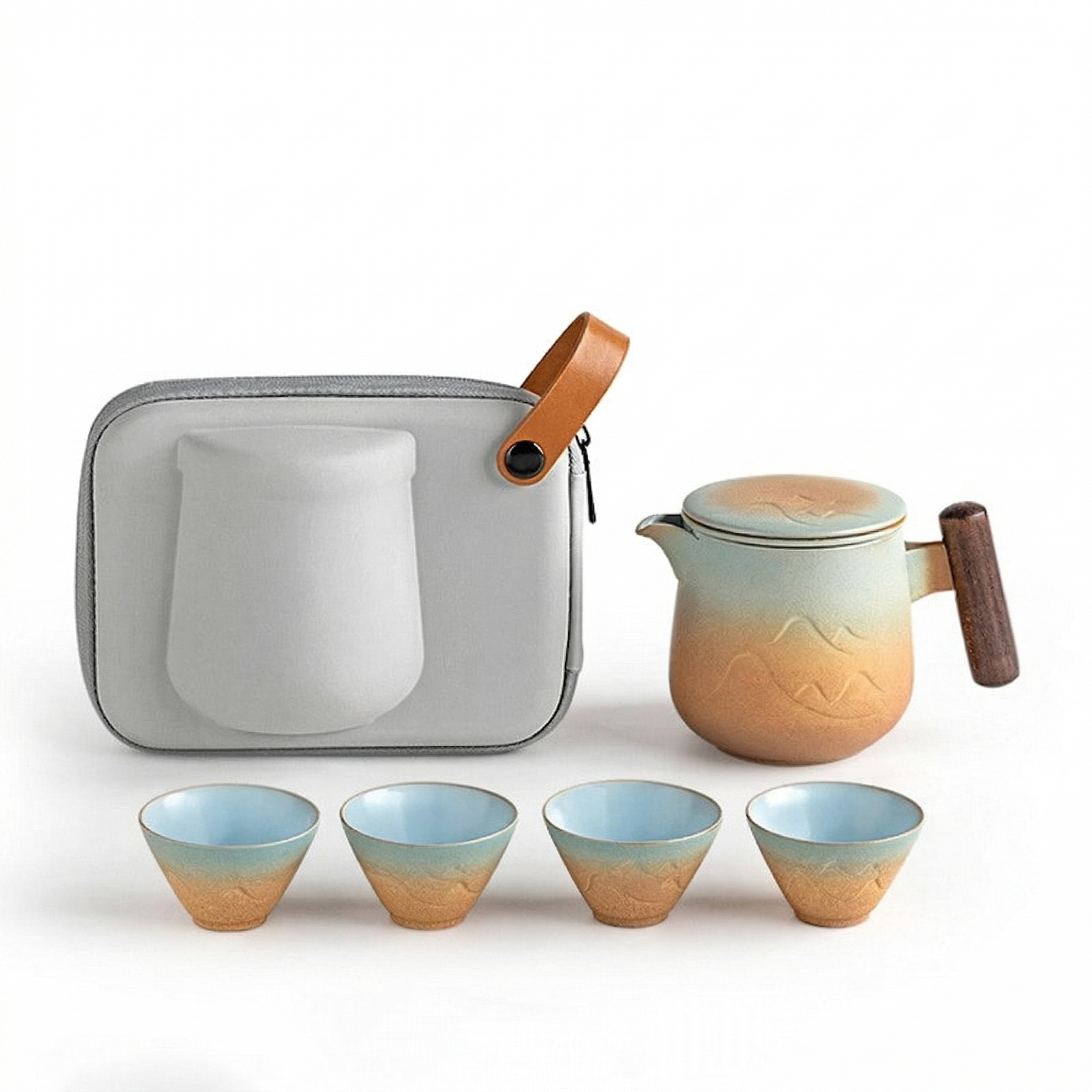 Japanese Style Mountain Travel Tea Set