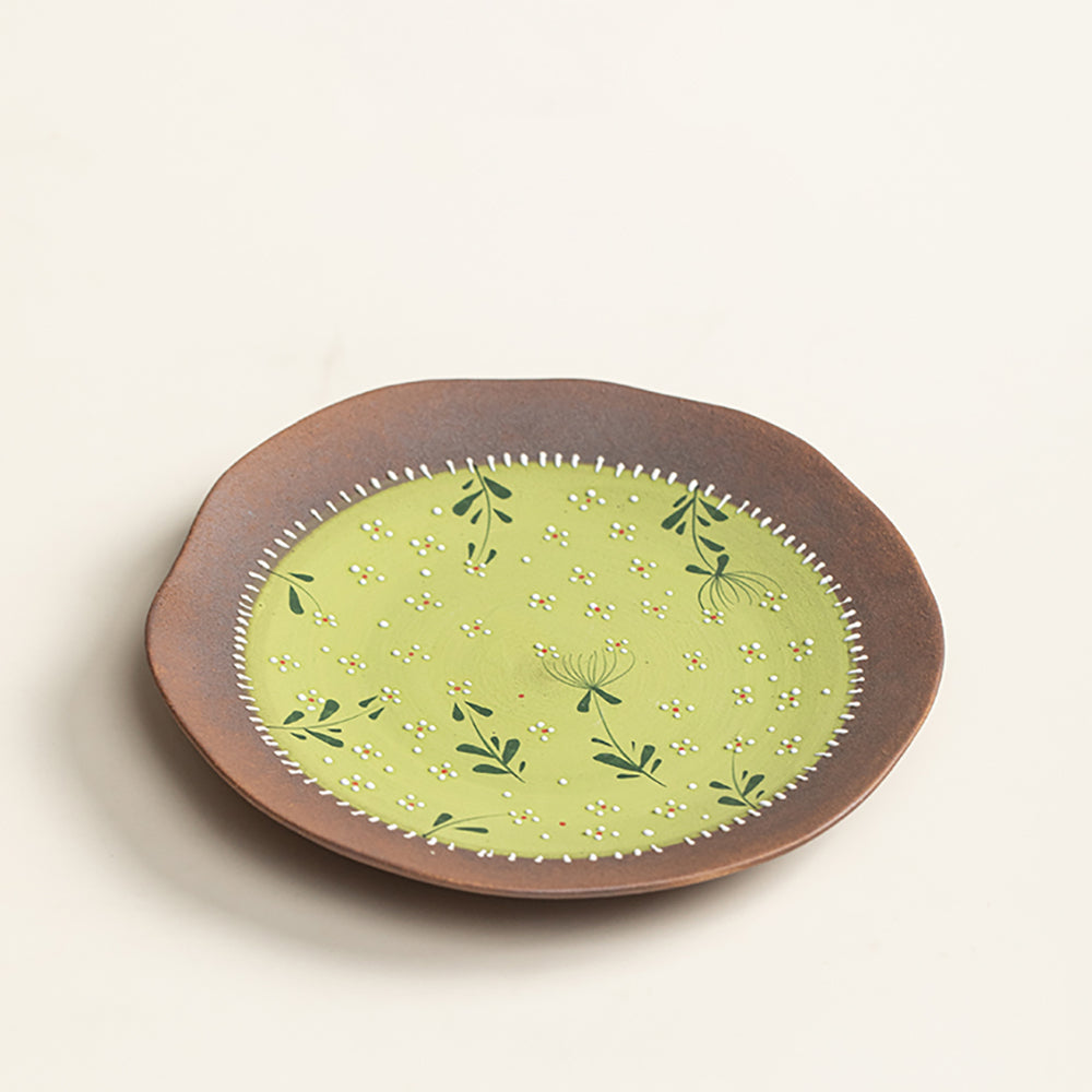 Hand Painted Daisy Patches Pottery Gaiwan