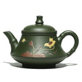 Yixing Green Clay Lotus Teapot