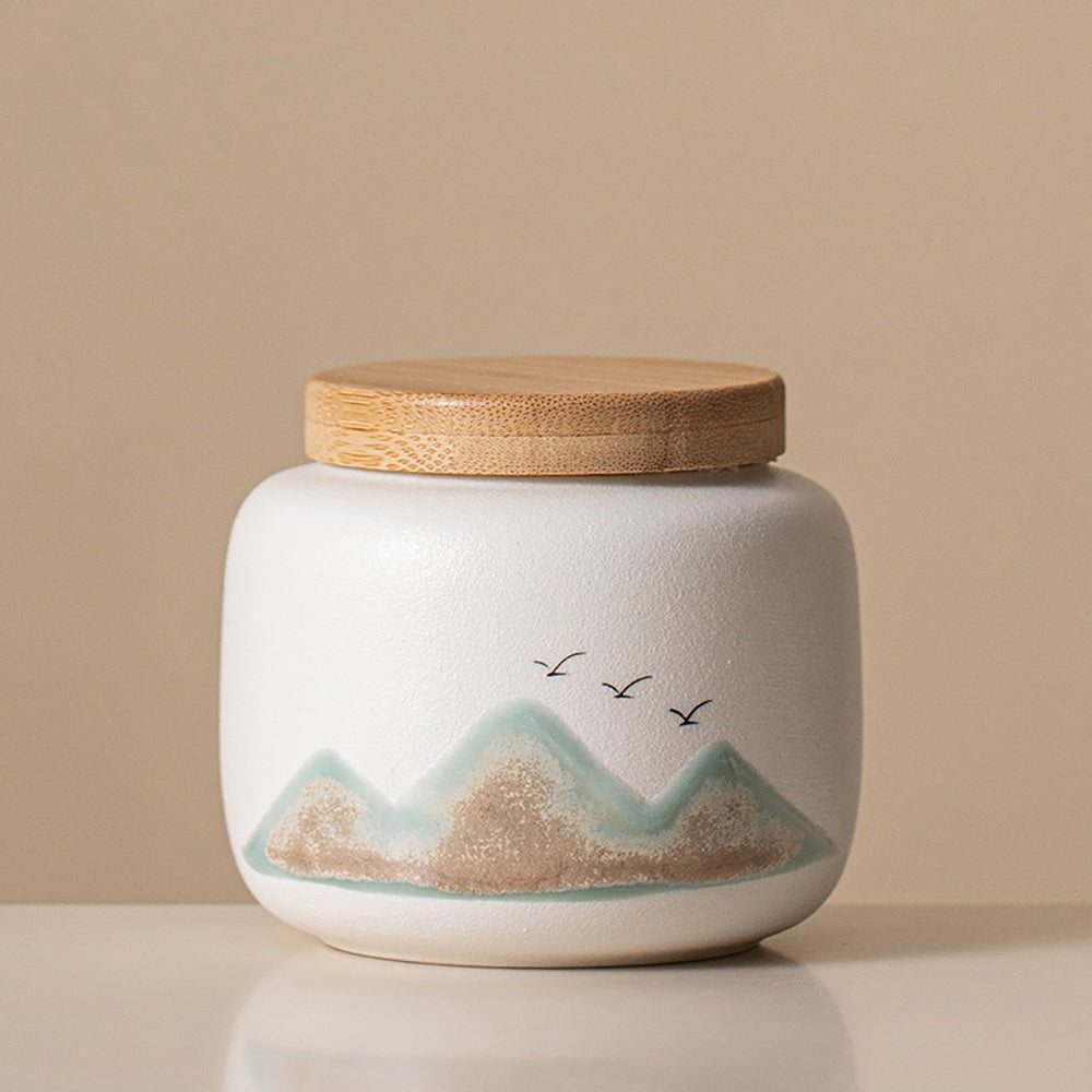 Distant Mountains Tea Canister