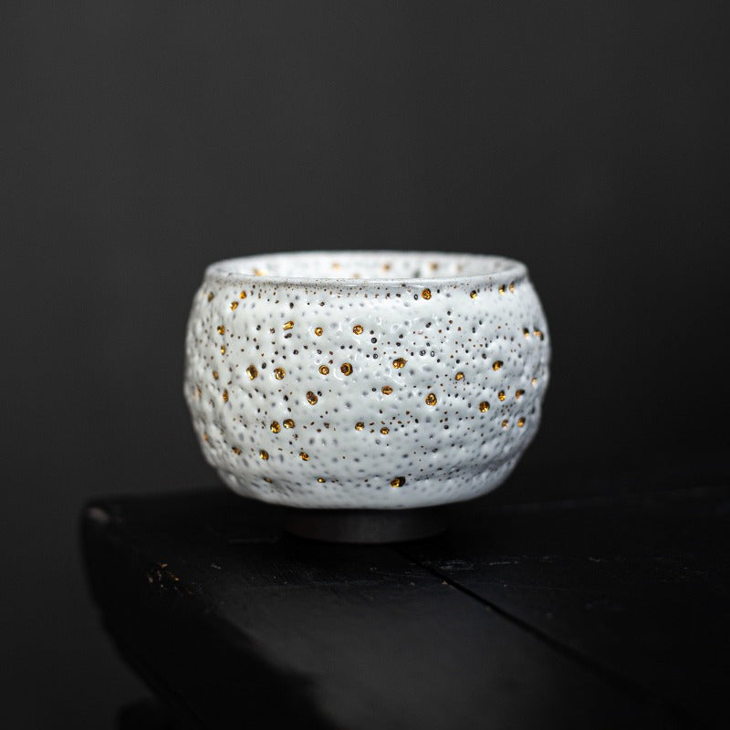 Gold Dotted Shinoyaki Gongfu Tea Cup