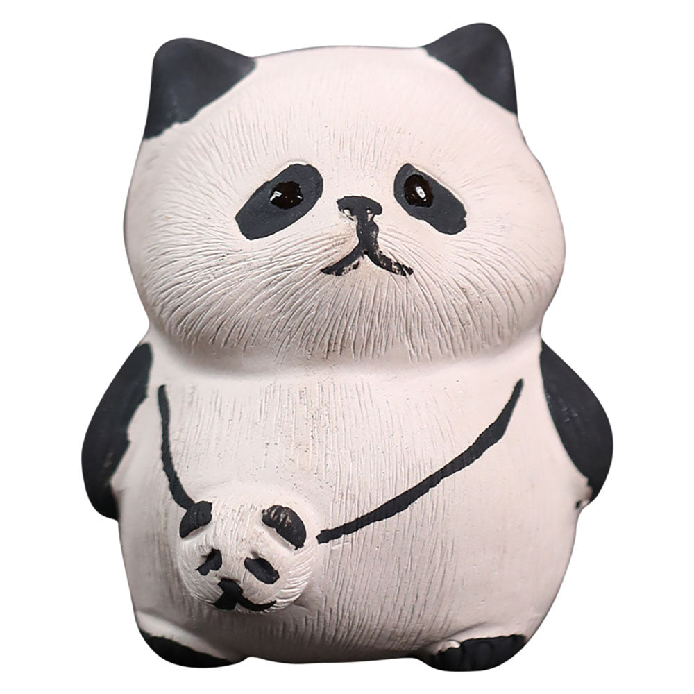 Handmade Clay Panda Tea Pet