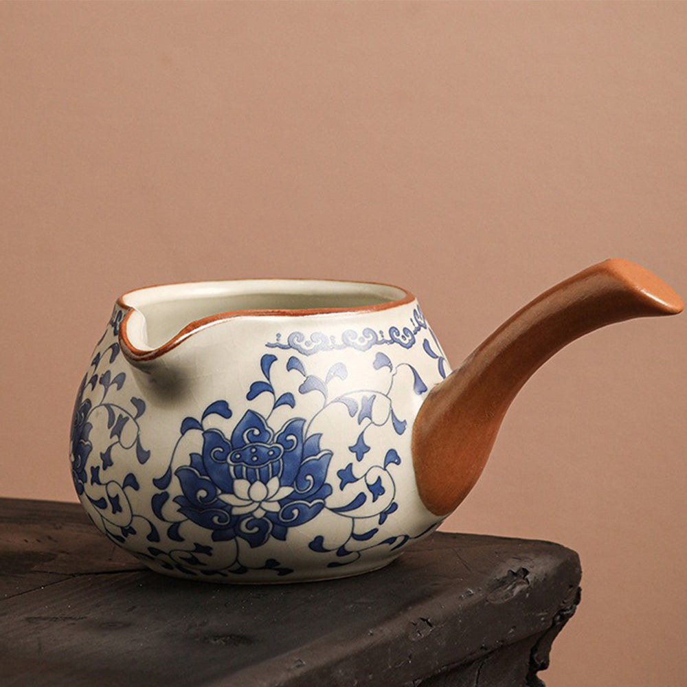 Blue And White Porcelain Automatic Tea Set