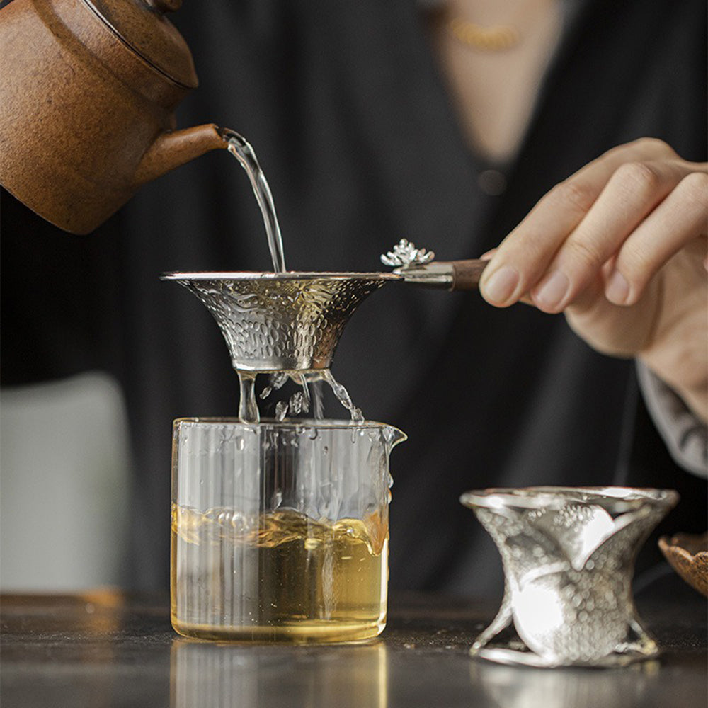 Alloy Lotus And Goldfish Tea Strainer