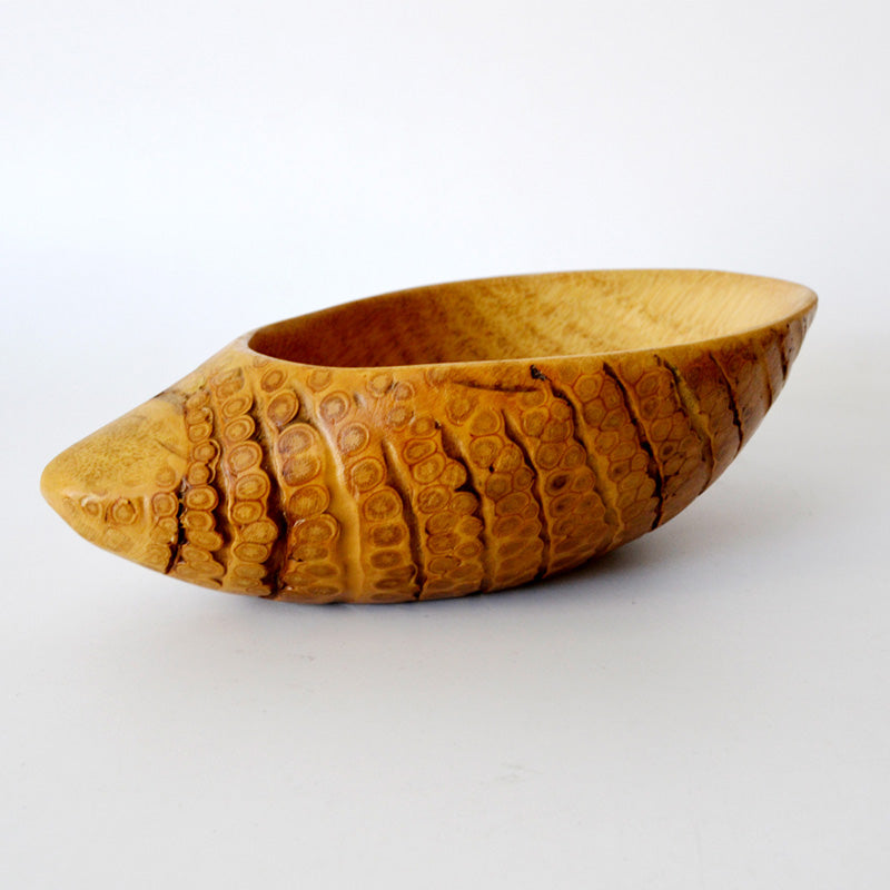 Hand Carving Bamboo Root Cha He