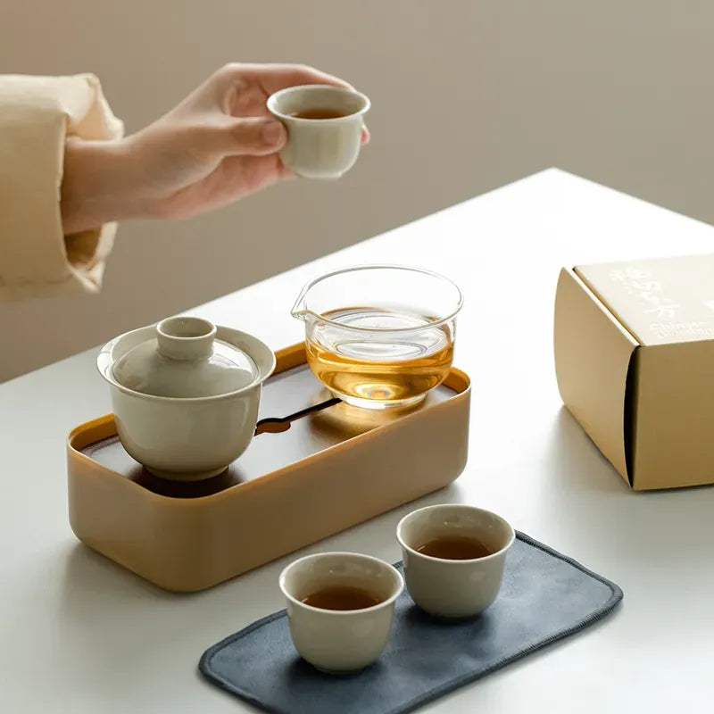 Portable Gongfu Chinese Tea Set