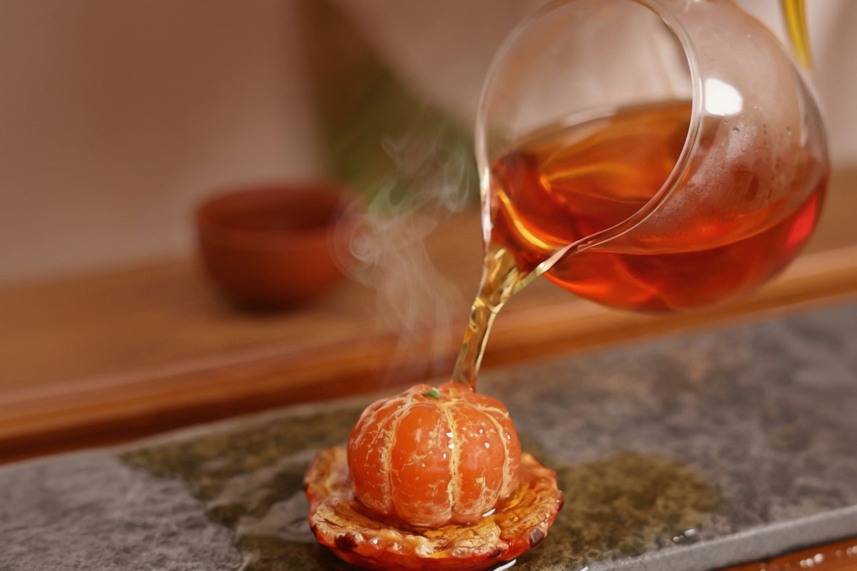 Color-Changing Orange Tea Pet